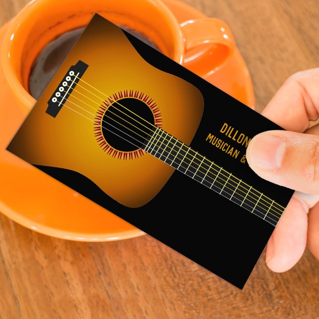 Music Guitar Business Card (Creator Uploaded)
