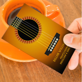 Music Guitar Business Card