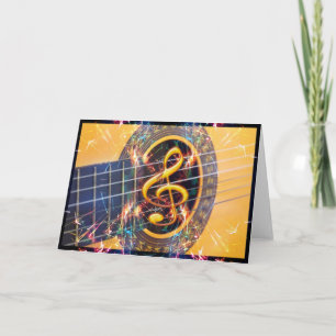 Music Guitar Teacher Family Friends Fun Destiny Card