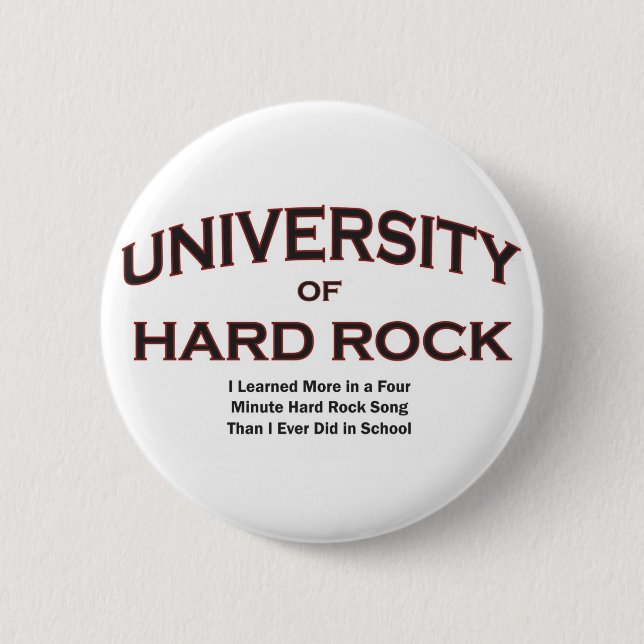 music-hard rock 6 cm round badge (Front)
