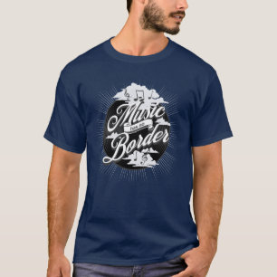 Music has No Border music note T-Shirt