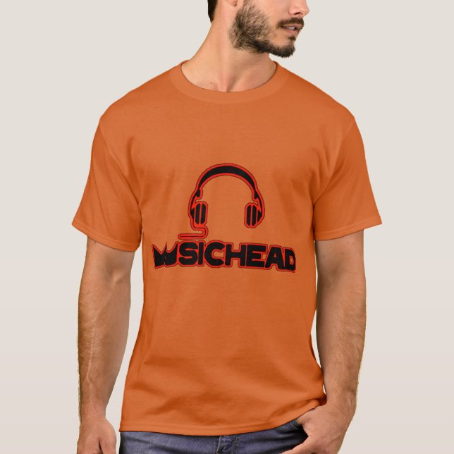 Music Head retro T-Shirt (Front)