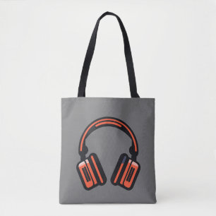 Music Headphone City Rhyme Wonderful Vibes Vector  Tote Bag
