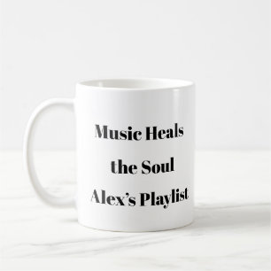 Music Heals Mug – Custom Mental Health Gift  