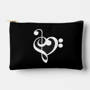 Music Heart - I Love Music Accessory Pouch