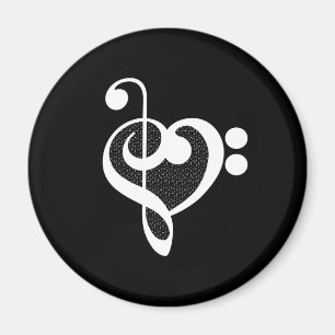 Music Heart - I Love Music Magnet