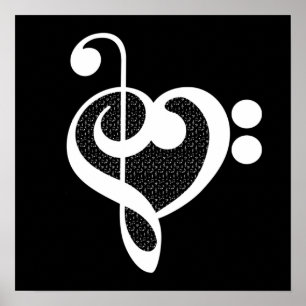 Music Heart - I Love Music Poster