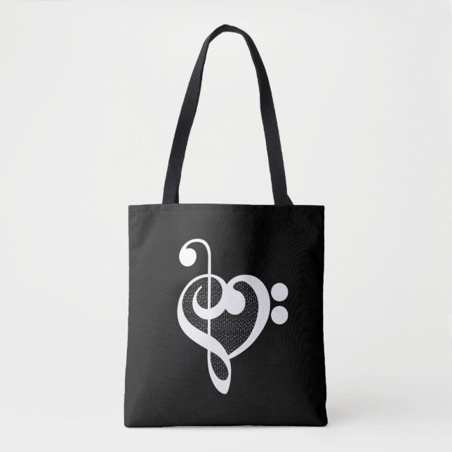 Music Heart - I Love Music Tote Bag (Front)