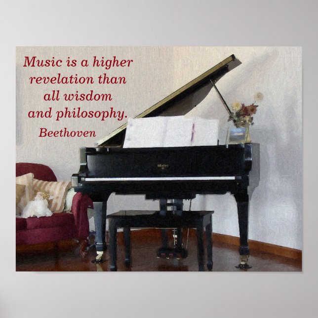 Music Higher Revelation -- Art print - Beethoven (Front)