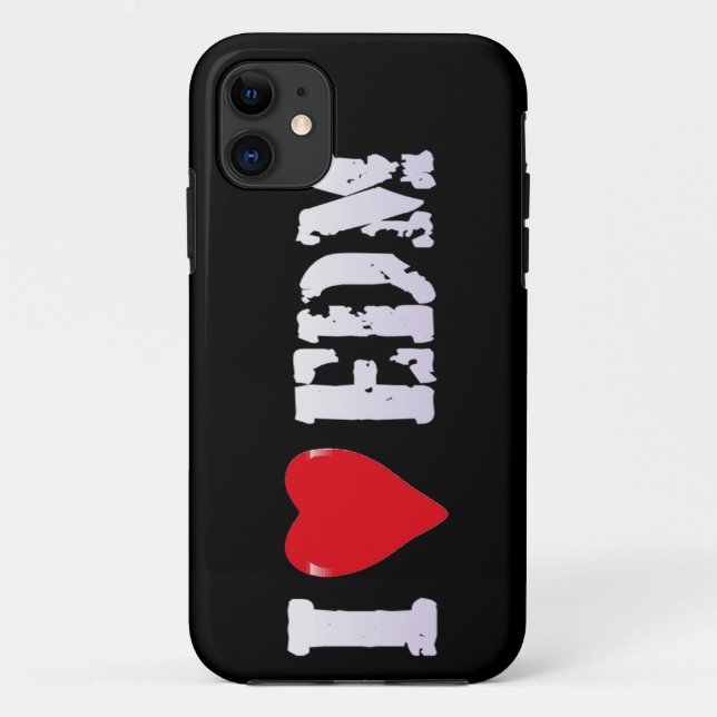 Music - I Heart EDM - iPhone Case (Back)