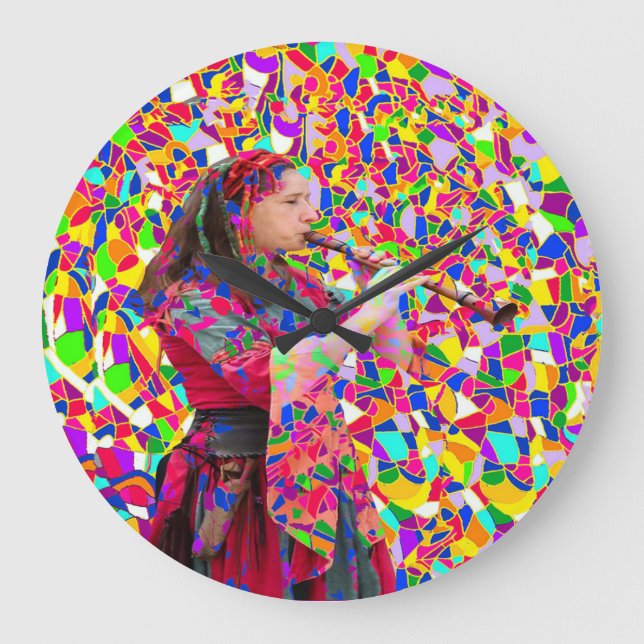 Music in Colour Large Clock (Front)