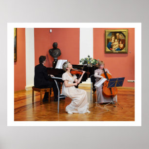 Music in grand hall, Russia Poster