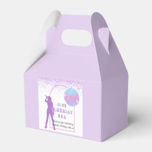Music In My Birthday Era Purple Birthday Party Favour Box