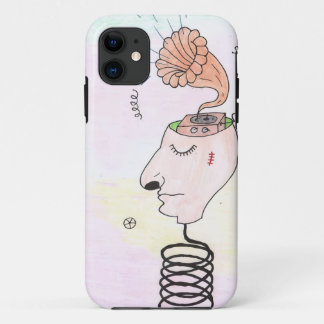 "Music in my head" Postcard iPhone 11 Case