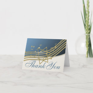 Music in the Air Thank You Note Card