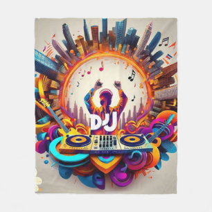 "Music in the Metropolis" Fleece Blanket