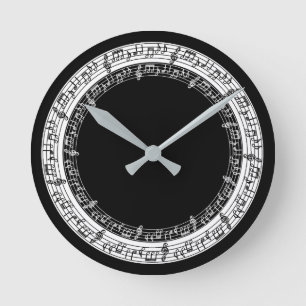 Music in the Round Wall Clock