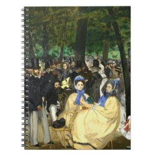 Music in the Tullerias Edouard Manet Notebook
