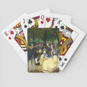 Music in the Tullerias Edouard Manet Playing Cards