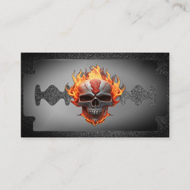 Music Industry Arts Rock Band Heavy Metal Musician Business Card (Front)