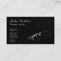 Music Instructor Guitar Lessons Signature UV Matte