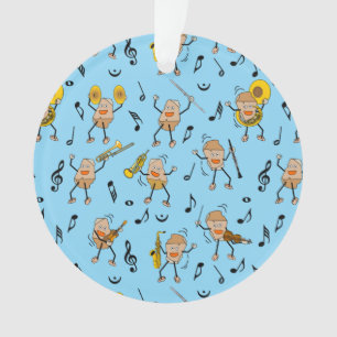 Music Instrument Rocks Ornament