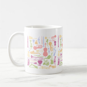 Music Instruments Coffee Mug