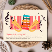 Music instruments kids birthday