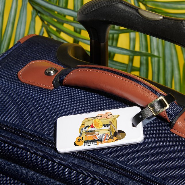 Music Instruments Luggage Tag (Creator Uploaded)