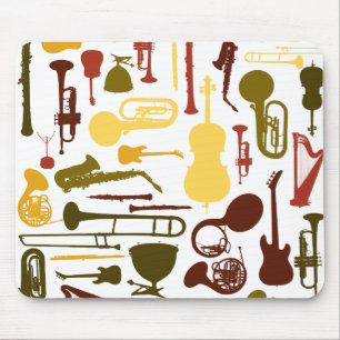 Music Instruments Mouse Mat