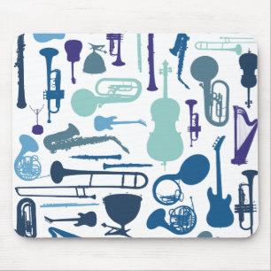 Music Instruments Mouse Mat
