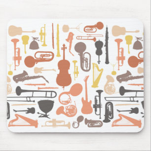 Music Instruments Mouse Mat