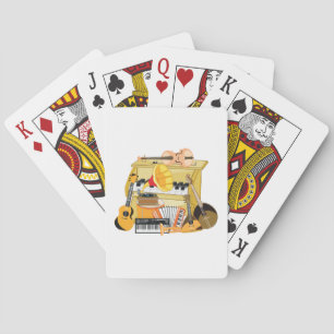 Music Instruments Playing Cards