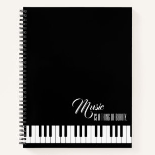 Music Is A Thing Of Beauty Notebook