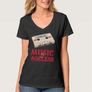 Music Is Ageless Retro Cassette Tape Mixtape T-Shirt