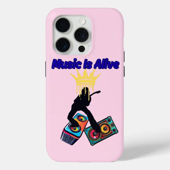 Music Is Alive Case-Mate iPhone Case (Back)