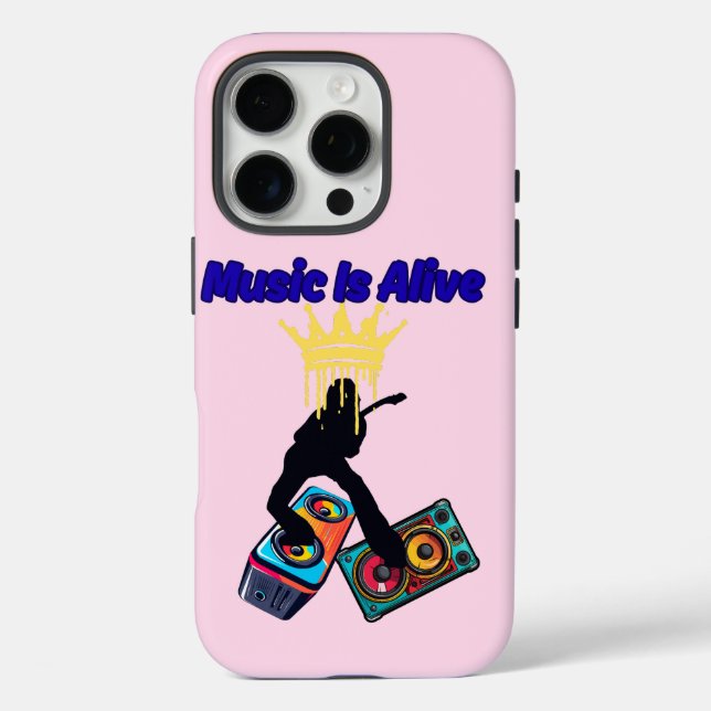 Music Is Alive Case-Mate iPhone Case (Back)