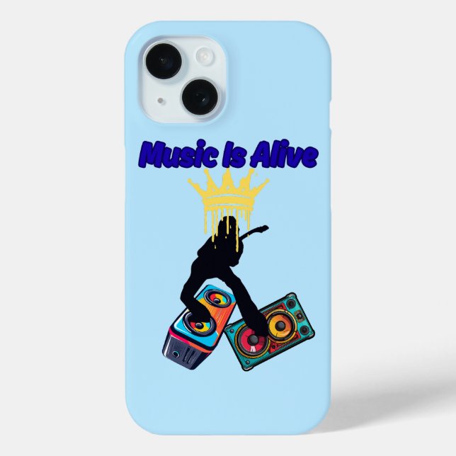 Music Is Alive Case-Mate iPhone Case (Back)