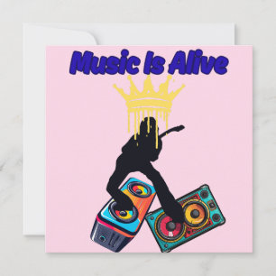 Music Is Alive Holiday Card