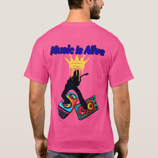 Music Is Alive T-Shirt (Back)