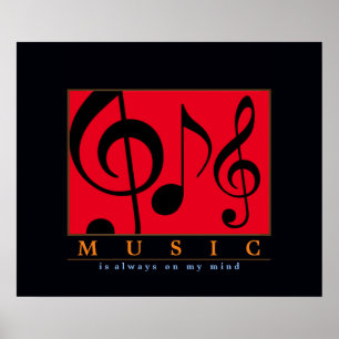 music is always on my mind poster