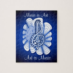 Music is Art Jigsaw Puzzle