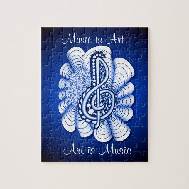 Music is Art Jigsaw Puzzle (Vertical)