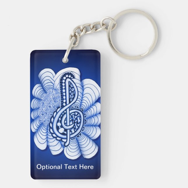 Music is Art Key Ring (Back)