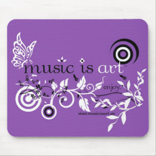 Music Is Art Mouse Mat