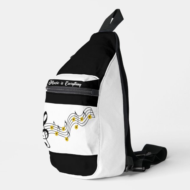 Music is everything sling bag (Right Corner)