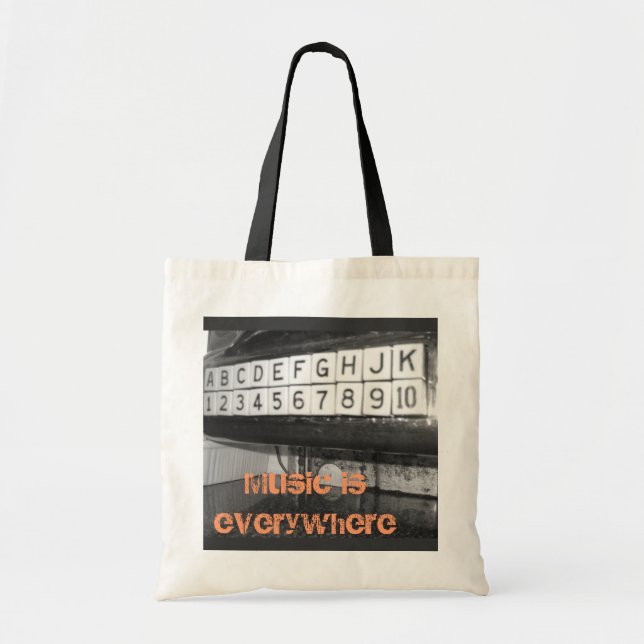 Music is Everywhere Tote Bag (Front)