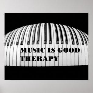 Music is Good Therapy Poster