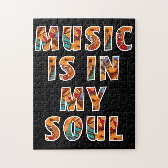 Music Is In My Soul Jigsaw Puzzle (Vertical)