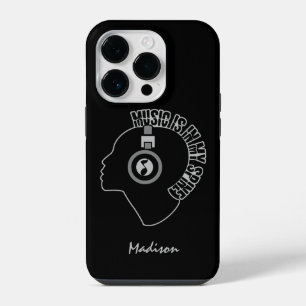 Music Is In My Spine custom name phone cases